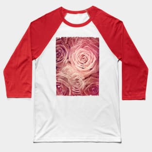 Distressed Roses Baseball T-Shirt